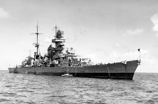 The <i>Prinz Eugen</i> a German heavy cruiser